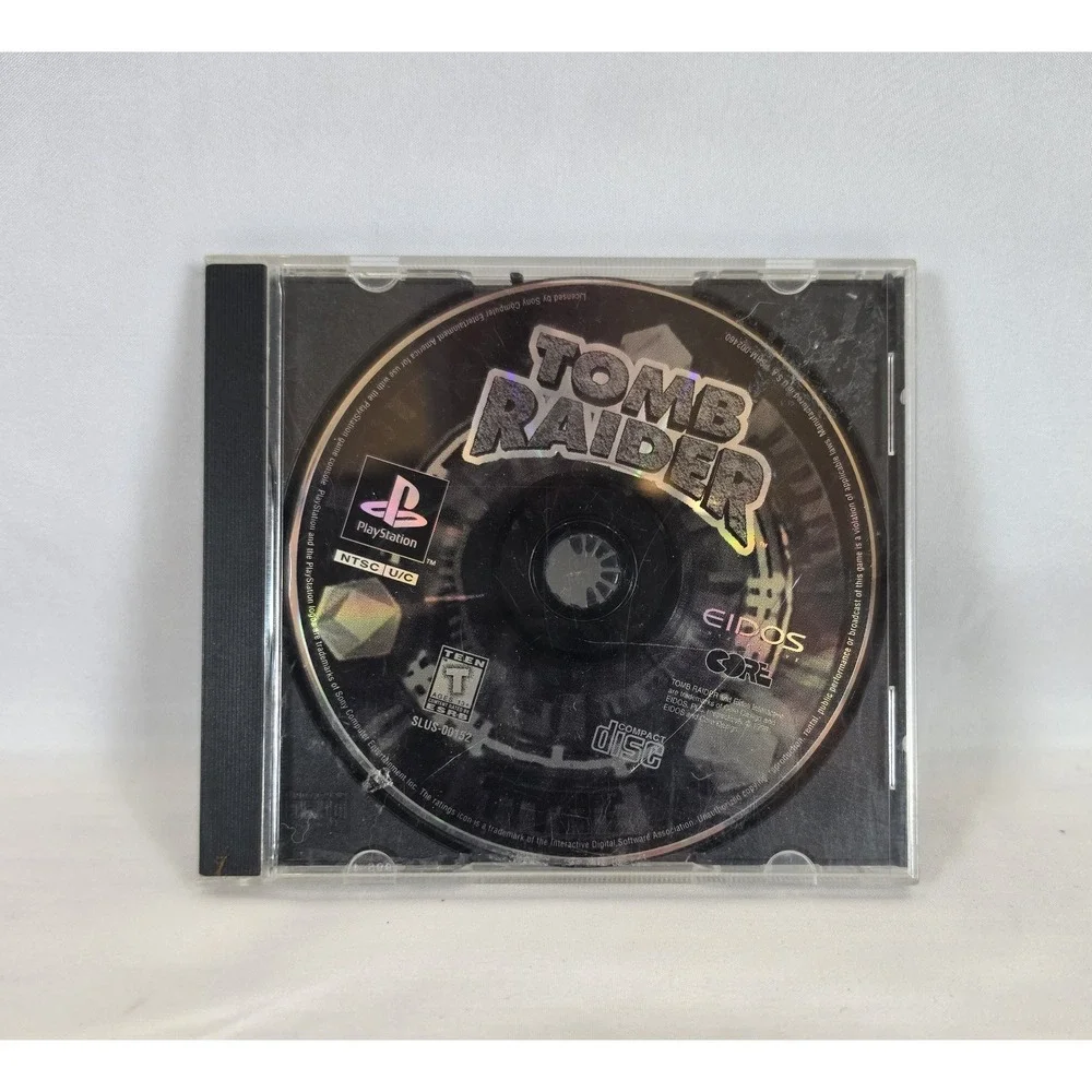 Tomb Raider Sony PlayStation 1 PS1 1996 Original Authentic Disc Only SLUS-00152